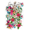 Flower skeleton