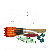 Silvester Feuerwerk Pyro Wald