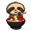 Ramen Faultier Otaku