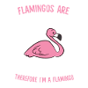 Ich bin ein Flamingo