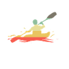 Retro Kayak Kayak Kayaker