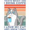 Sjove katte kaffe meme kat ven gave