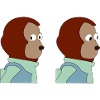 irritated monkey meme