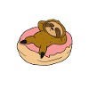 Faultier Sticker