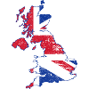 Union Jack UK Karten-Kunst-Overlay