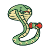 Musculation serpent fitness haltère drôle