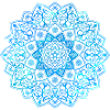 Mandala - blue