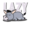Lazy donkey slacker gift