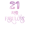 Donne di 21 anni e favoloso 21 ° compleanno