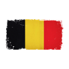 Drapeau Grunge Belgium