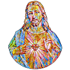 Jag älskar Jesu Kristi kyrkfönster Jesus