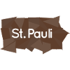 St. Pauli braun/weiß