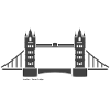 London Tower Bridge Icon
