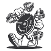 Hantelscheibe Figur