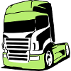 Striking V8 truck