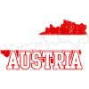 Austria Flag Map Wordmark