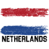 Pinselstrich-Trikolore-Flagge