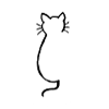 Cats silhouette