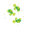 Turtle astronaut outer space