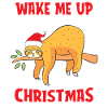 Sloth Santa Claus