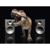 Tyrannosaurus Rex with loudspeakers