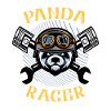 Panda Racer biker motard cadeau