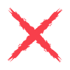 Cross design vector red
