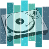 Retro Turntable, Plattenspieler