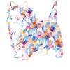Cairn Terrier Geometric Shirts
