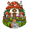 Magic Mushrooms Forest House