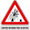 explodierende bäume,  exploding trees Austria