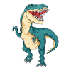 Tyrannosaurus dinosaur saurian collection boys