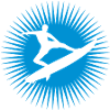 Surfer silhouette surfboard