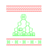 Programmierer Computer hässliche Weihnachtspullover Geschenk