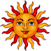 Sun pastel