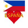 Drapeau Philippines Espagne
