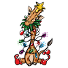Christmas Giraffe