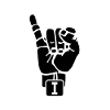 USA Sign Language Letter I.