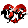 Looney Tunes Pepé Le Pew Heart