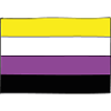 Nonbinary flag