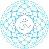 Sacred geometry with Om symbol