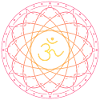 Sacred geometry with Om symbol