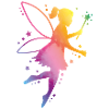 fee elfe bunt silhouette