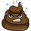 Angry poop
