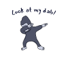 Regarde mon dab ! Gorille
