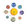 Sonnensystem Planeten - Galaxy Spaceman Geschenk