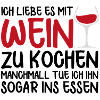 Wein Kochen Essen Spruch Geschenk