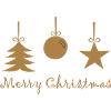 Christmasdecoration gold