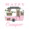 Happy Camper Camping Camper Caravan