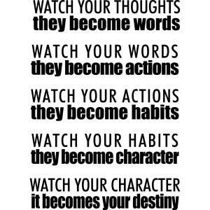watch your thoughts